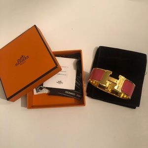 Hermes click clock gm choral pink